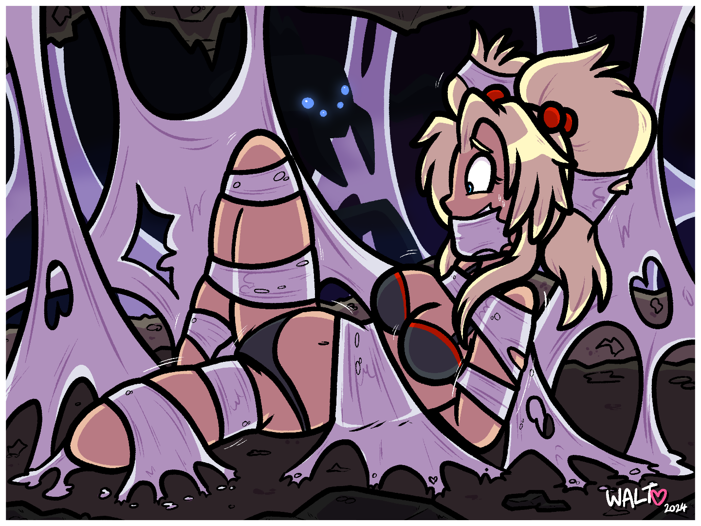 24/02/2024 – bubbles and the spider’s trap (commission)