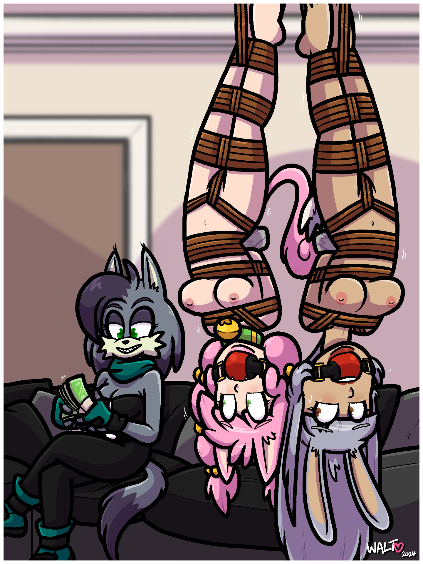 13/04/2024 – moxie makes herself at home (commission)