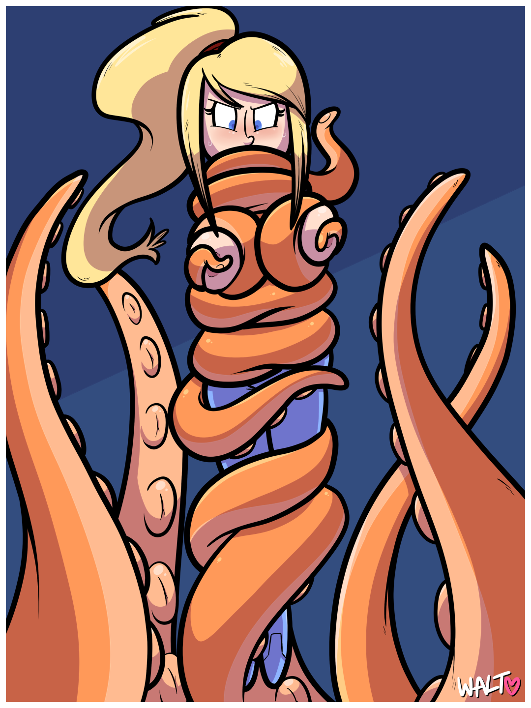 [26/03/2019] samus’ octopus party (commission)