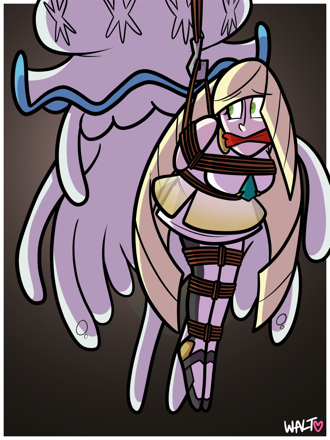 [16/05/2019] lusamine and the ultra beast (commission)