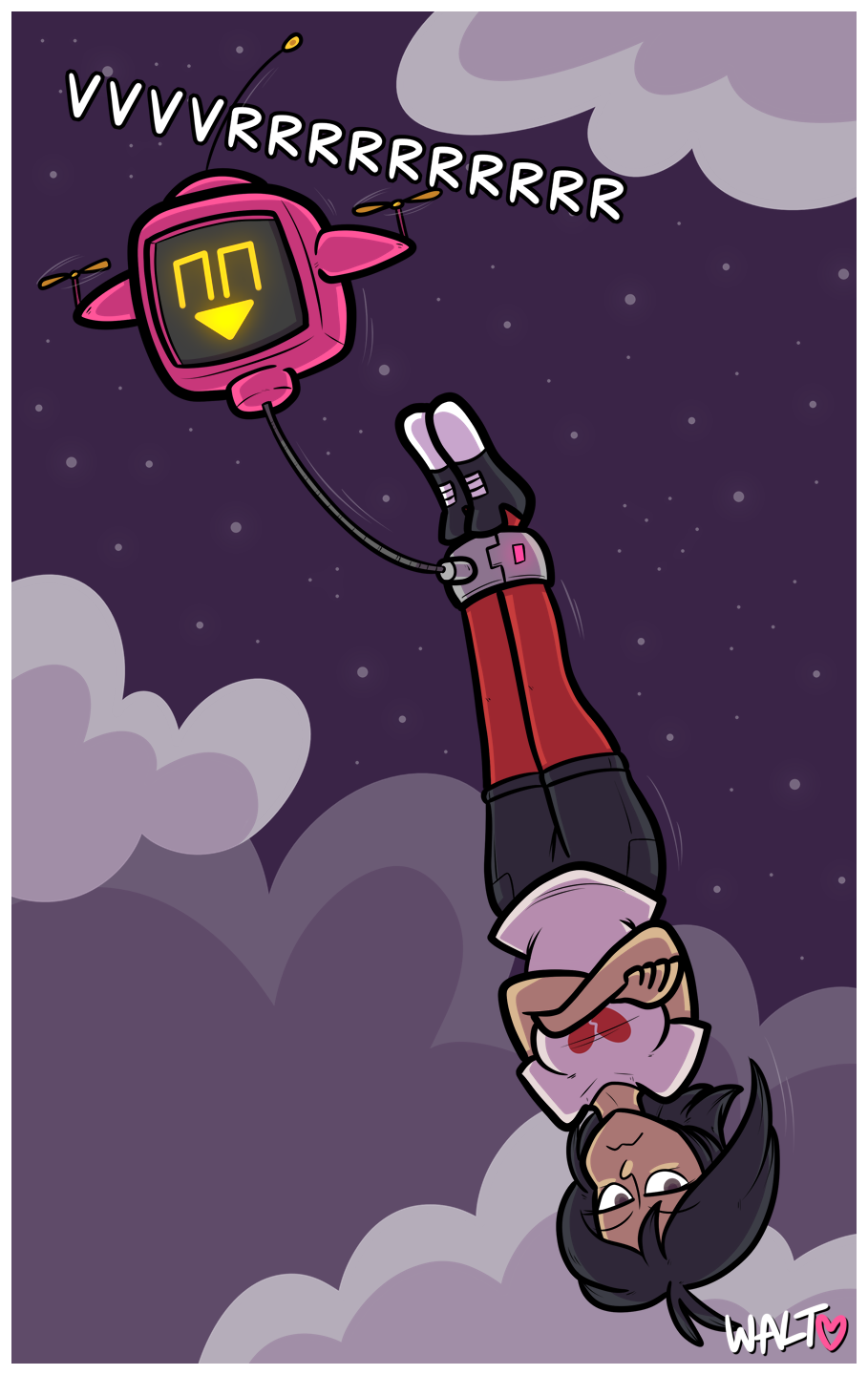 [22/08/2019] fang and the drone (commission)